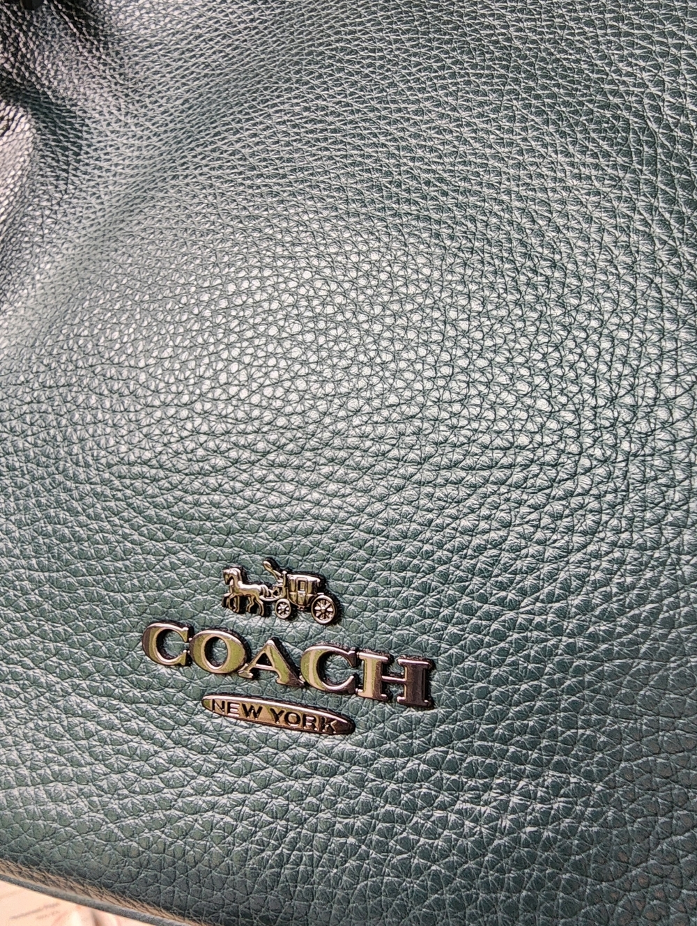 Coach Ellie File Crossbody Bag, Forest Green, EUC, 2021, $350 MSRP - Picture 4 of 10